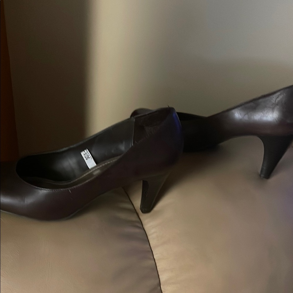 Merona Brown Heels Classic Pump Style